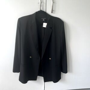 Saks Fifth Avenue black blazer NWT